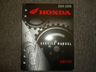 2004 2005 Honda CRF70F Service Repair Shop Factory Workshop Manual BRAND NEW