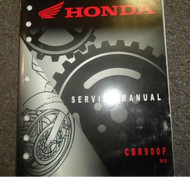 2004 2005 HONDA CBR900F 919 Service Shop Repair Factory Manual BRAND NEW