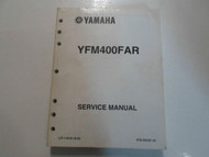 2003 Yamaha YFM400FAR Service Shop Repair Manual 2 VOLUME SET FACTORY OEM 03