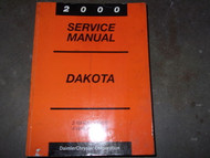 2000 Dodge Mopar Dakota TRUCK Service Repair Shop Workshop Manual Factory OEM