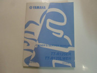2003 Yamaha TTR125ER TTR125LWER Owners Service Repair Shop Manual FACTORY OEM x
