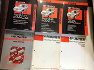 2003 TOYOTA 4RUNNER 4 RUNNER Service Repair Shop Manual Set W EWD & FEATURES