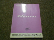 2003 HYUNDAI TIBURON Electrical Wiring Troubleshooting Service Shop Manual OEM x