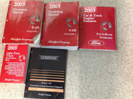 2003 Ford F-150 F150 TRUCK Service Shop Repair Manual Set W EWD + Specs + PCED
