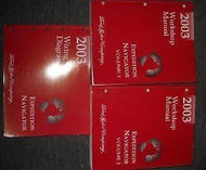 2003 FORD EXPEDITION & LINCOLN NAVIGATOR Shop Repair Service Manual SET NEW W WD