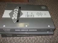2003 Chevy Chevrolet CAVALIER Pontiac SUNFIRE Service Repair Shop Manual Set NEW