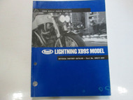 2003 Buell Lightning XB9S Models Parts Catalog Manual FACTORY OEM BOOK NEW