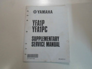 2002 Yamaha YFA1P YFA1PC Supplementary Service Manual FACTORY OEM WATER DAMAGED