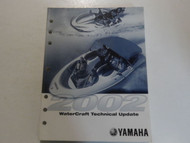 2002 Yamaha Watercraft Technical Update Manual FACTORY OEM BOOK 02 DEALERSHIP