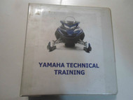 2002 Yamaha Snowmobile Mechanics Handbook Technical Training Manual BINDER 02