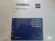 2002 Yamaha RX10RTW RX10RTRW RXW10GTW RX10MSW Snowmobile Assembly Manual OEM 02