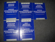 2002 Sebring SEDAN Service Shop Repair Manual SET FACTORY 02 BOOK DEALERSHIP