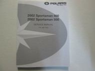 2002 POLARIS Sportsman 400 500 ATV QUAD Service Shop Repair Manual x