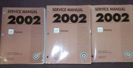 2002 Oldsmobile Aurora Service Repair Shop Manual SET W TRANS UNIT REPAIR BOOKS