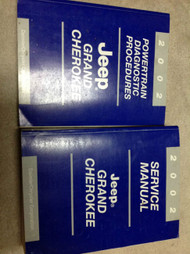 2002 JEEP GRAND CHEROKEE Service Shop Repair Manual SET W POWERTRAIN DIAGNOSTIC