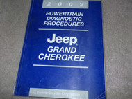 2002 JEEP GRAND CHEROKEE POWERTRAIN Service Shop Repair Manual DIAGNOSTICS