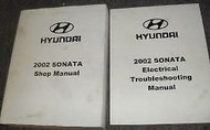 2002 HYUNDAI SONATA Service Shop Repair Workshop Manual Set W Wiring Diagram NEW