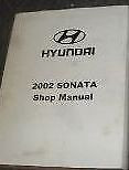 2002 HYUNDAI SONATA Service Shop Repair Workshop Manual BRAND NEW