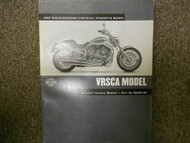 2002 Harley Davidson VRSCA Electrical Diagnostic Manual Factory OEM BOOK USED 02