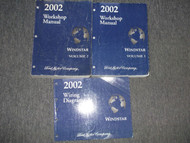 2002 Ford Windstar MINI VAN Service Shop Repair Workshop Manual Set OEM FACTORY