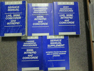 2002 DODGE INTREPID Service Shop Repair Manual Set FACTORY OEM BOOKS USED DAMAGE