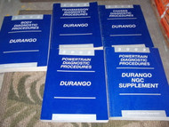 2002 DODGE DURANGO Service Repair Shop Manual SET 5 DIAGNOSTICS PROCEDURES BOOKS