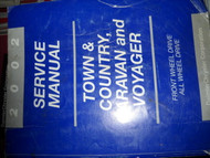2002 DODGE Caravan PLYMOUTH Voyager CHRYSLER Town & Country Service Shop Manual