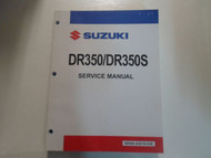 1991 92 93 94 1995 96 98 1999 Suzuki DR350 DR350S Service Shop Manual OEM NEW