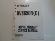 2001 Yamaha XVS650N (C) Supplementary Service Manual FACTORY OEM BOOK 01