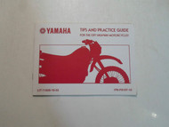2001 Yamaha tips practice guide for the highway motorcyclist Manual LIT116261933