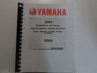 2001 Yamaha Snowmobile Service Manual Model MM700F SX700F VT700F VX700DFX OEM 01