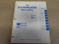 1964 Evinrude Service Shop Repair Workshop Manual 90 HP Starflite OEM Boat x