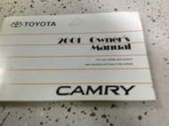 2001 TOYOTA CAMRY Owners Manual FACTORY DEALERSHIP NICE TOYOTA BOOK x
