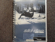 2001 Ski Doo Skandic Touring Formula MX Z Summit Service Repair Shop Manual x