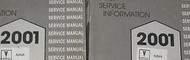 2001 PONTIAC AZTEK EARLY INFORMATION Service Shop Repair Manual Set 2 VOLUME OEM