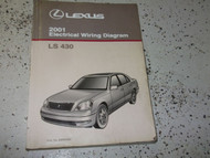 2001 LEXUS LS430 LS 430 Electrical Wiring Diagram EWD Service Shop Manual 01 OEM