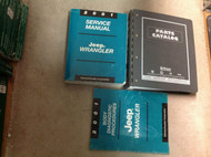 2001 JEEP WRANGLER Service Shop Repair Manual Set W Parts Catalog Manual Book