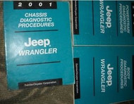 2001 JEEP WRANGLER DIAGNOSTICS PROCEDURES Service Shop Repair Manual SET OEM