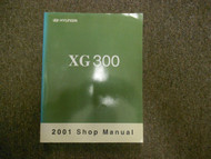 2001 HYUNDAI XG300 Service Repair Shop Workshop Manual FACTORY NEW 2001