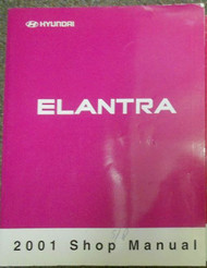 2001 HYUNDAI ELANTRA Service Repair Shop Workshop Manual BRAND NEW OEM 2001