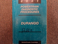 2001 DODGE DURANGO POWERTRAIN Diagnostic Procedures Service Shop Repair Manual
