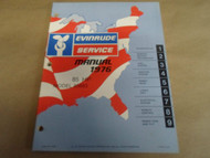1976 Evinrude Service Shop Repair Workshop Manual 85 HP 85693 OEM Boat 85 HP