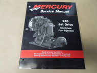 2001 1/2 Mercury 240 Jet Drive Electronic Fuel Injection Service Manual OEM 01 x