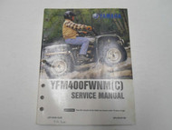 2000 Yamaha YFM400FWNM (C) Service Repair Manual FACTORY OEM BOOK 00 DEALERSHIP