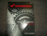 2002 Honda VTX1800S Addendum Service Repair Factory Manual OEM Addendum 02
