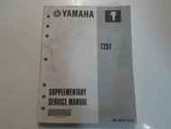 2000 Yamaha T25Y Supplementary Service Manual FACTORY OEM WATER DAMAGED BOOK 00