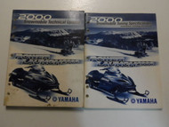 2000 Yamaha Snowmobile Tuning Specs Technical Update Manual 2 VOL SET FACTORY 00