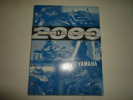 2000 Yamaha Motorcycle ATV Technical Update Shop Manual OEM FACTORY BOOK 00
