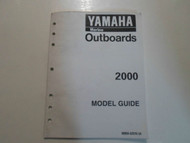 2000 Yamaha Marine Outboards Model Guide Manual WATER DAMAGED OEM FACTORY 00