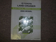 2000 Toyota Land Cruiser Electrical Wiring Diagram EWD Shop Service Manual OEM